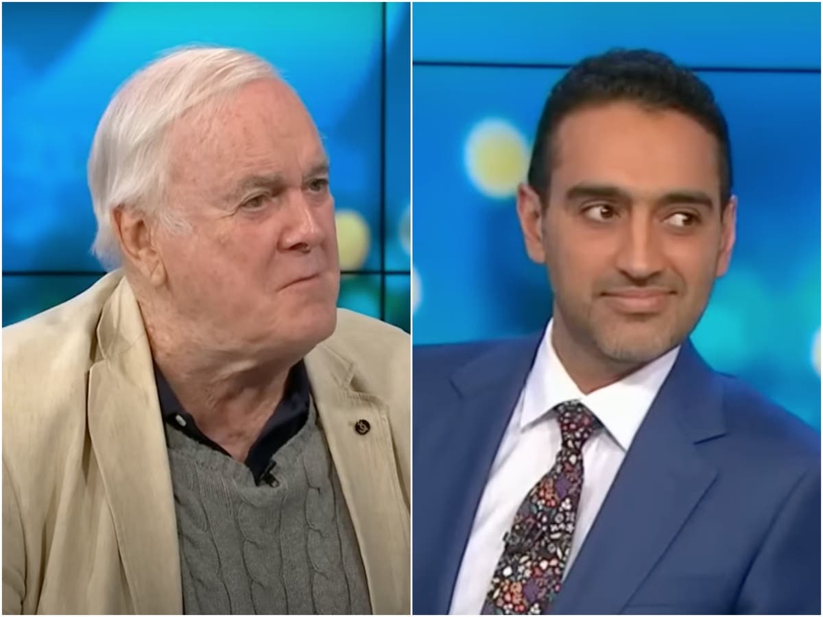 John Cleese mocks Australian TV presenter Waleed Aly’s Arabic name live on air