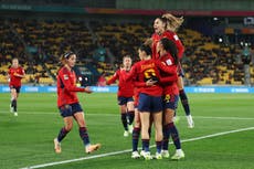 Women’s World Cup 2023 LIVE: England build-up to Haiti opener after Spain win