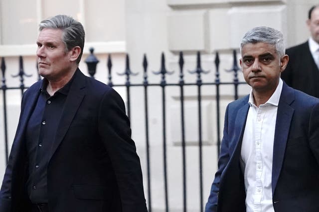 <p>London mayor Sadiq Khan is the most senior Labour figure to call for an Israeli ceasefire, defying Keir Starmer’s party line </p>