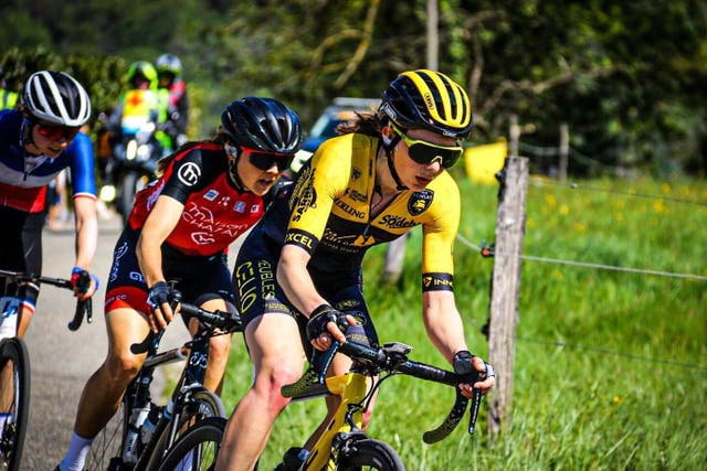 Natalie Grinczer will ride the Tour de France Femmes after joining Lifeplus-Wahoo (Team handout)