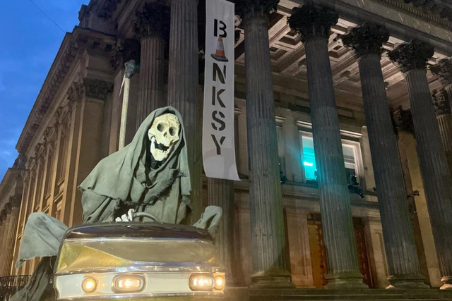 The Grim Reaper is one of Banksy’s most famous works (Banksy.co.uk/PA)