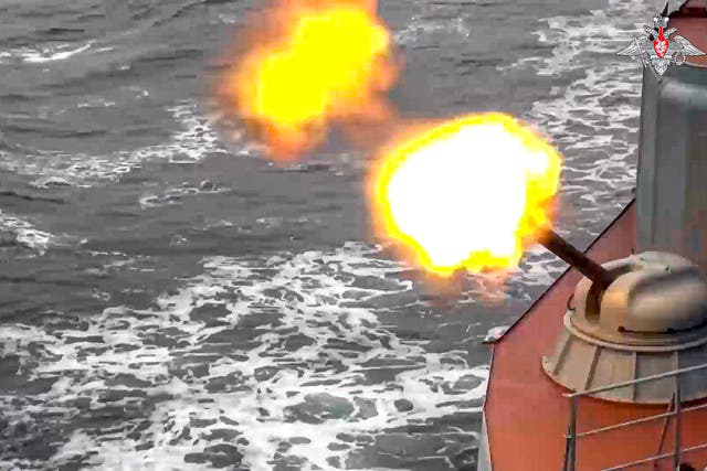 Russia Navy Drills