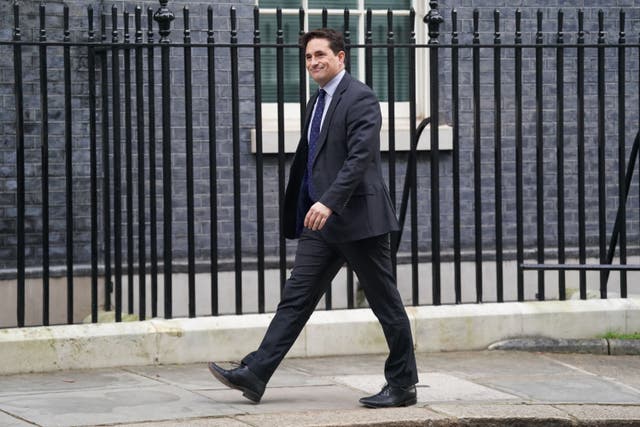 Johnny Mercer has been Minister for Veterans’ Affairs since October last year (Kirsty O’Connor/PA)