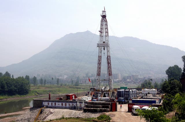 <p>File photo: A view of a drill well in the Puguang gas field in southwest China's Sichuan province</p>