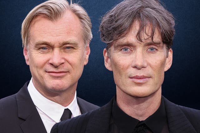 <p>Christopher Nolan and Cillian Murphy: ‘Scale in cinema is a peculiar thing’</p>