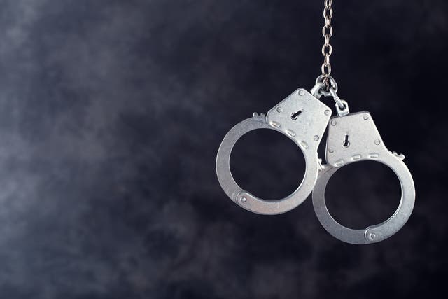 <p>Morgan Stapp, 32, was arrested on Tuesday at a home in Indianapolis following a months-long investigation </p>