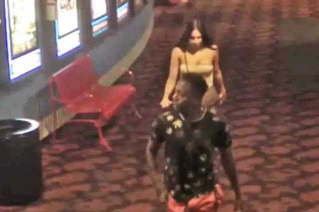 <p>The man in the photo allegedly beat a 63-year-old man who confronted him for sitting in his pre-paid movie theater seats</p>