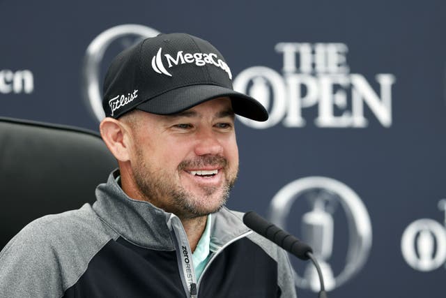 Brian Harman takes a five-shot lead into the third round of the 151st Open Championship (Richard Sellers/PA)