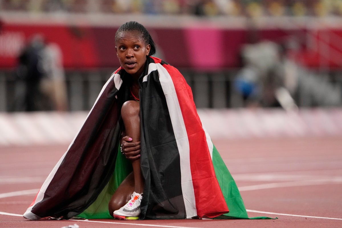 Olympic champion Faith Kipyegon falls agonisingly short of becoming first woman to break four-minute mile