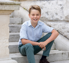 Prince George pictured smiling in photograph released to mark 10th birthday