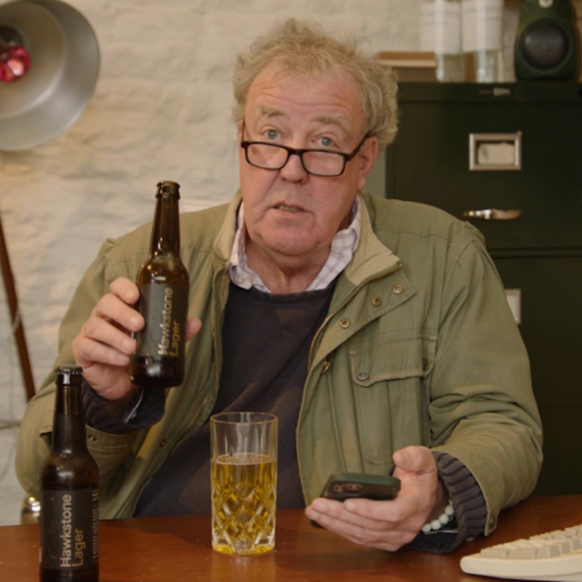 Jeremy Clarkson warns some of his cider bottles 'might explode': 'Open it while wearing a Hurt Locker suit' | The Independent