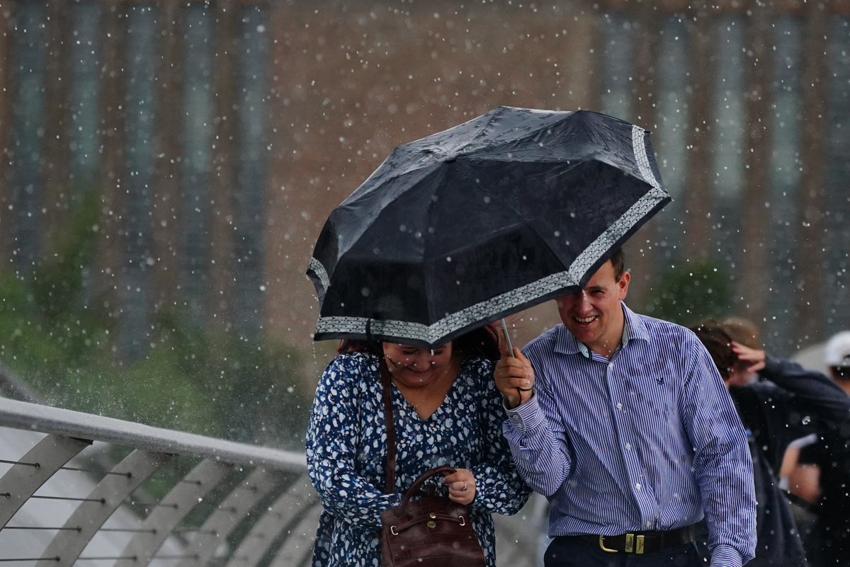 Met Office warning as torrential rain to batter UK for start of summer holidays