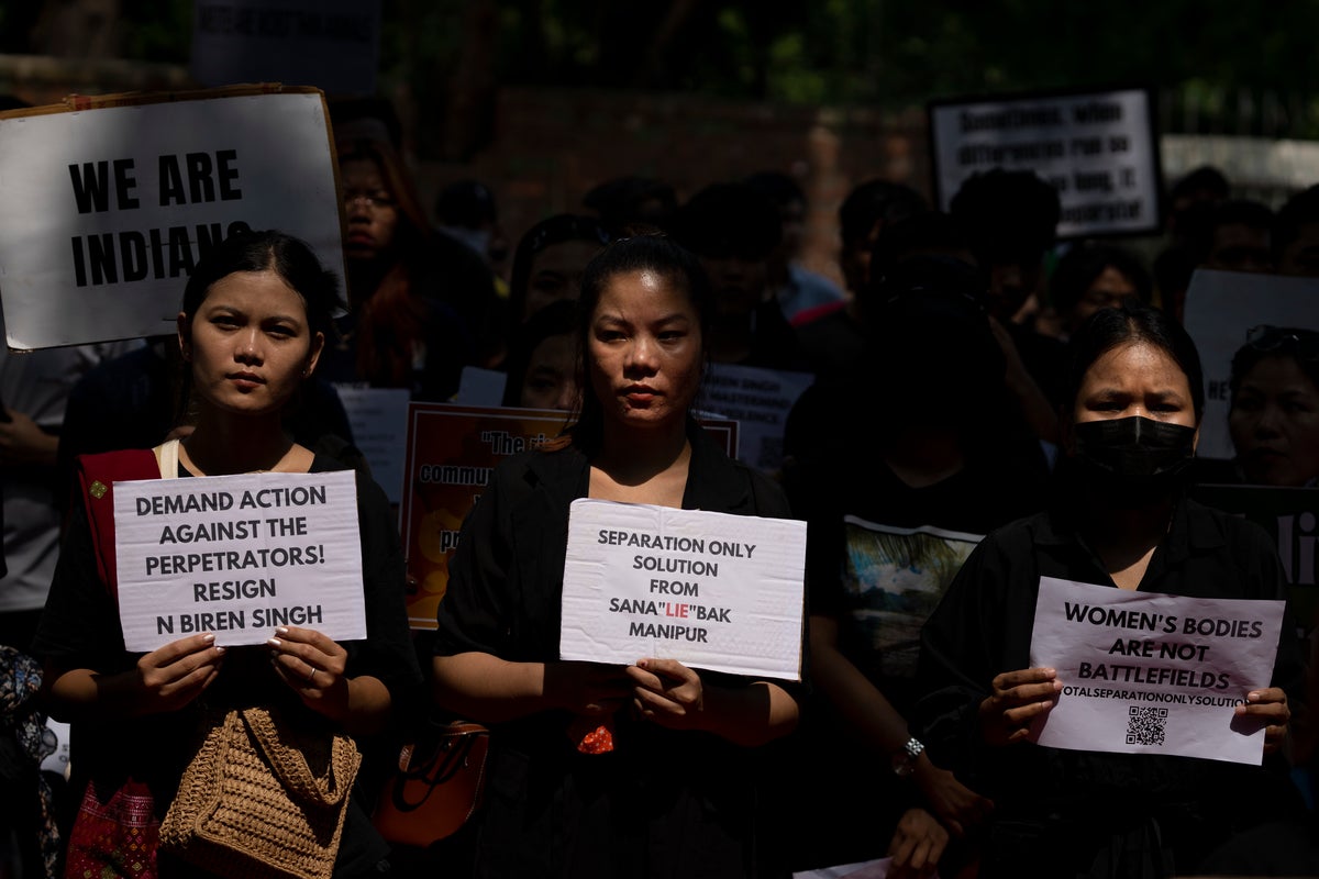 Massive protests take place against mob assaults on women in India's ...