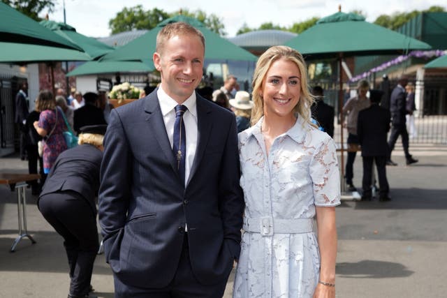 <p>Dame Laura Kenny and husband Sir Jason have welcome their second child (Zac Goodwin/PA)</p>