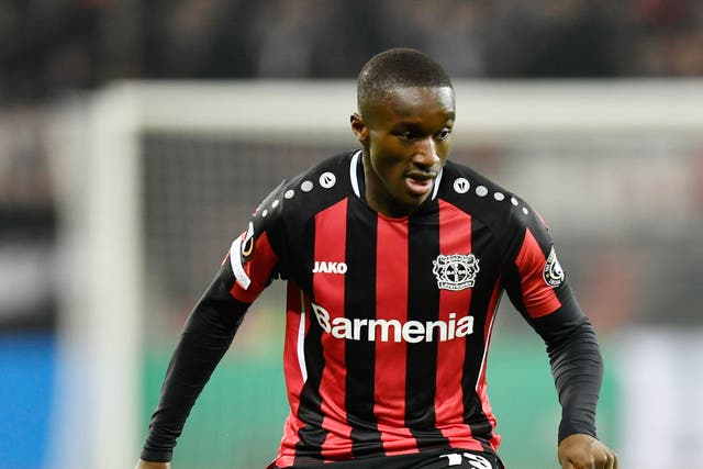 Moussa Diaby has left Bayer Leverkusen to join Aston Villa. (PA Wire)