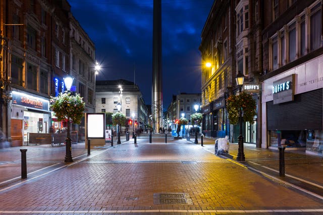 The attack happened in Talbot Street in Dublin city centre on Wednesday (Alamy/PA)