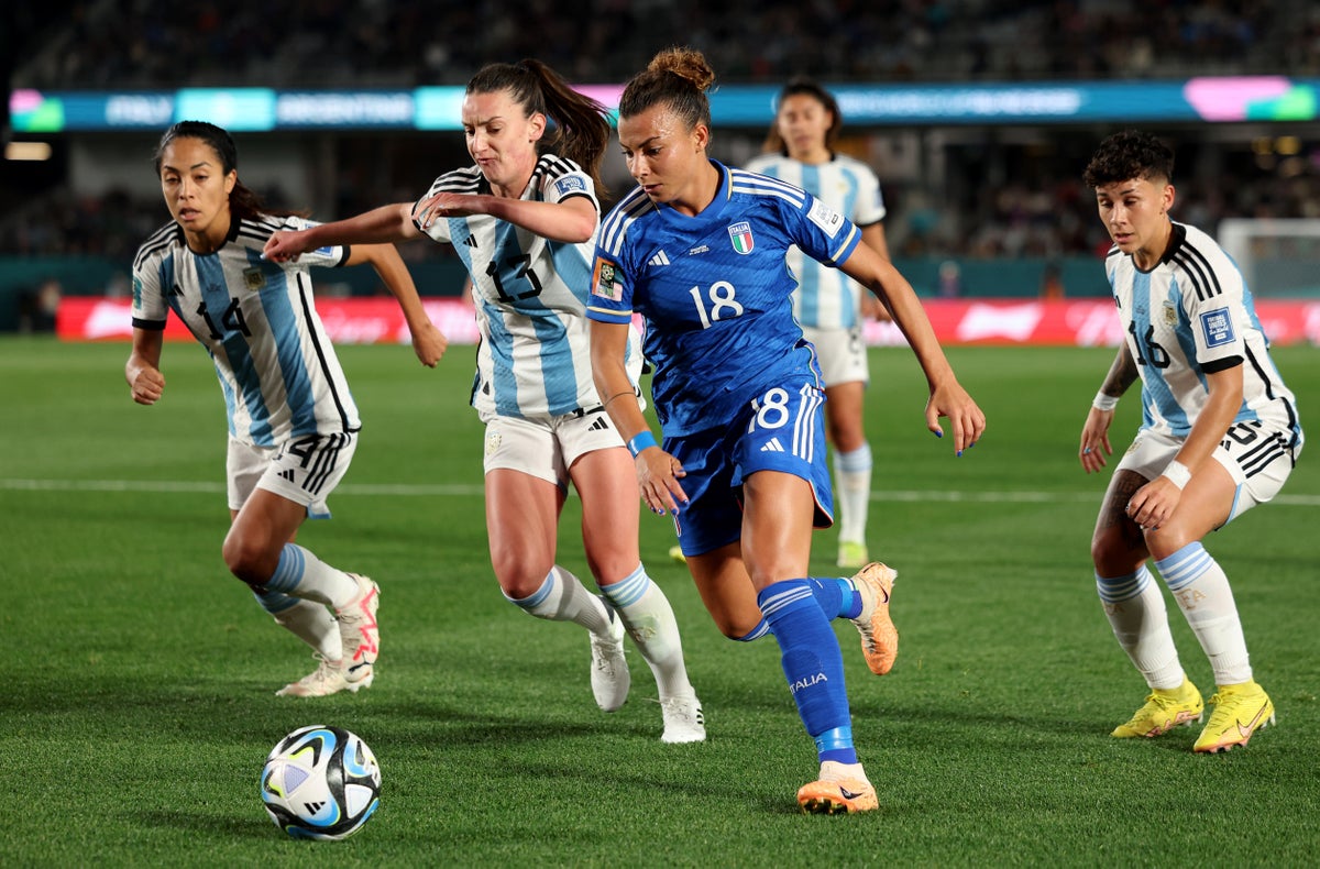 Women’s World Cup 2023 LIVE: Italy face Argentina before Brazil and Germany begin campagins