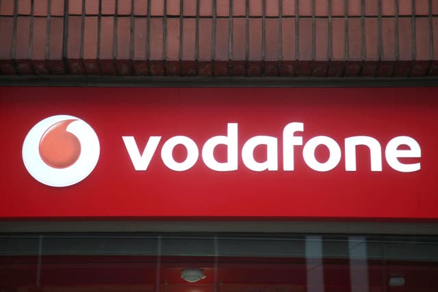 Mobile phone giant Vodafone has reported an improvement in sales growth over its first quarter (Yui Mok/PA)