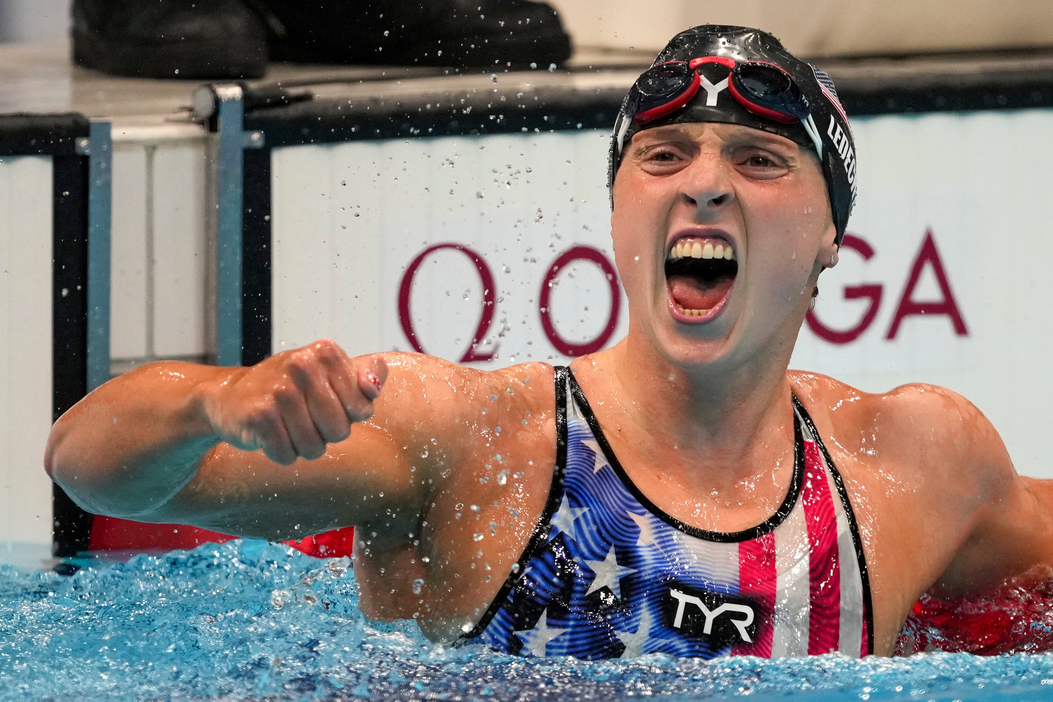 Katie Ledecky is aiming to write more records