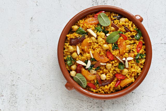 <p>This Moroccan-inspired vegetarian tagine is bursting with flavour</p>