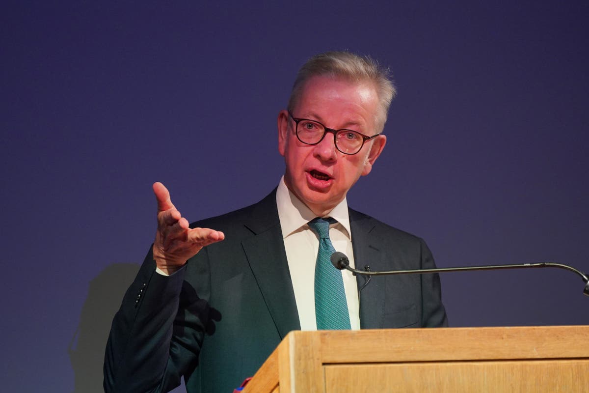 Michael Gove claims government’s 300,000 housebuilding target was always optional