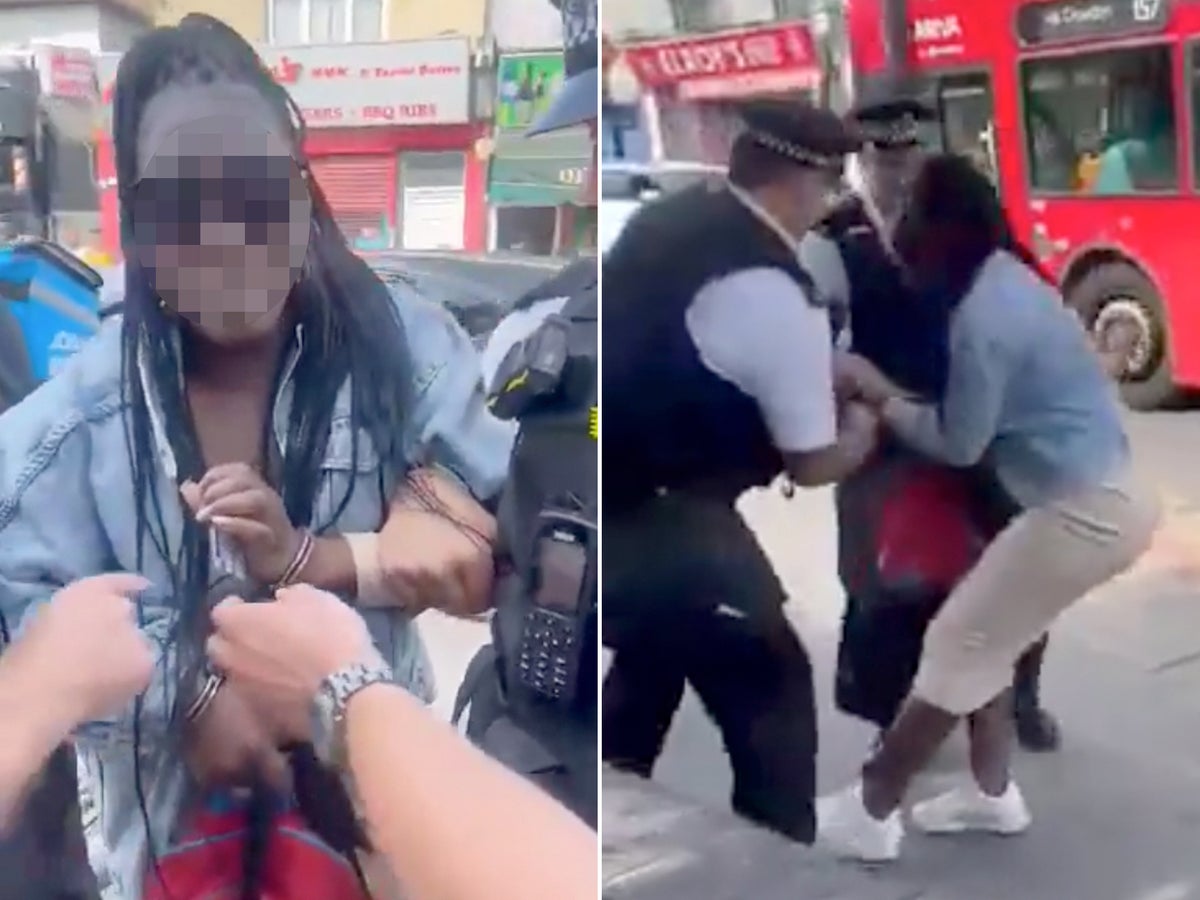 Mother wrongly accused of dodging bus fare handcuffed in front of crying child