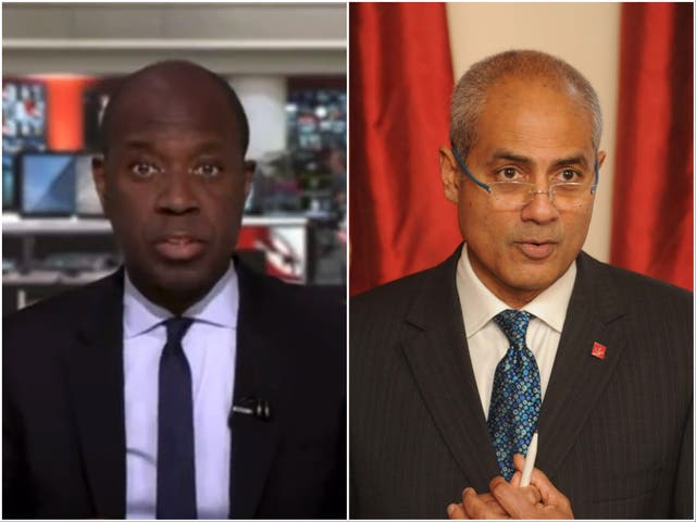 <p>Clive Myrie and George Alagiah</p>