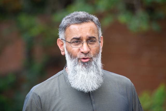 Anjem Choudary has appeared in court charged with terrorism offences (Dominic Lipinski/PA)