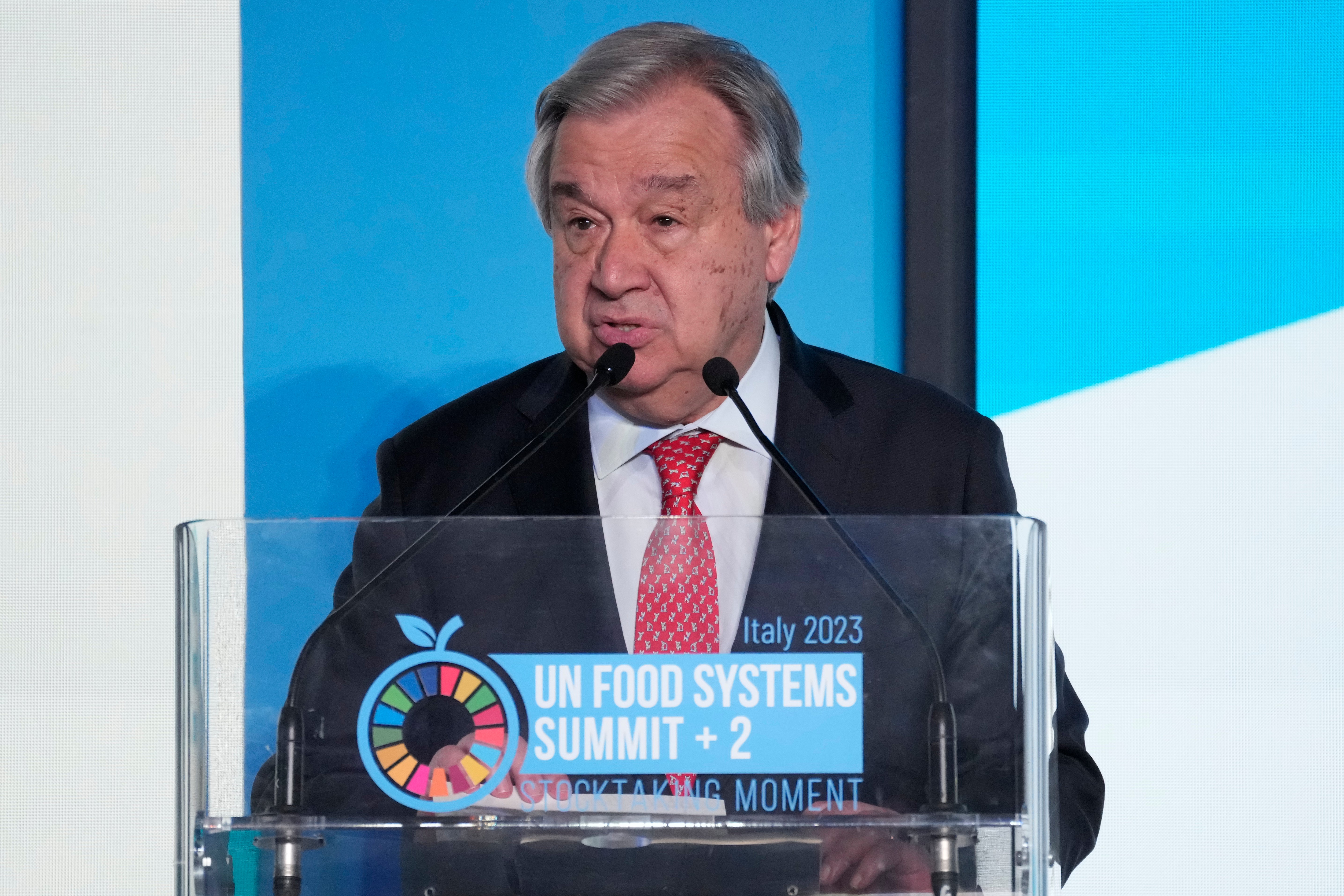 <p>Italy UN Food Summit</p>