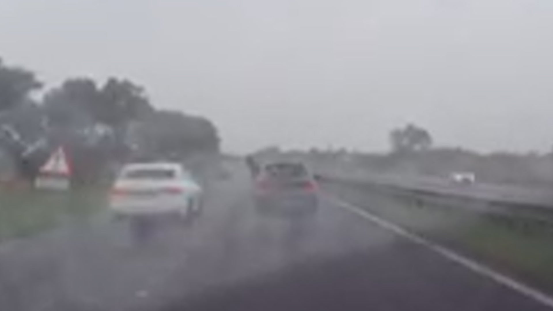 <p>Passenger hangs out of friend’s car at 60mph on dual carriageway</p>