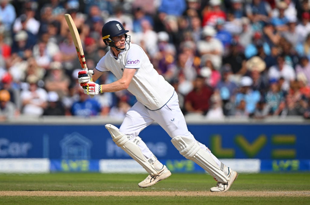Crawley’s masterful 189 put England in control of the fourth Test, before the Manchester weather intervened