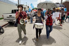 Guatemalans protest interference by court, prosecutors in August's second-round election