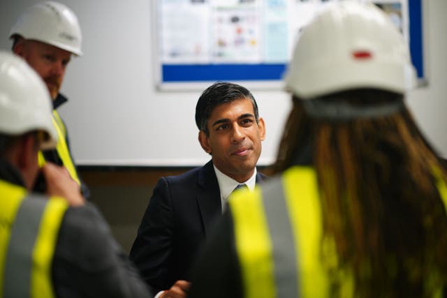 Prime Minister Rishi Sunak said ‘communities must have a say’ (Ben Birchall/PA)