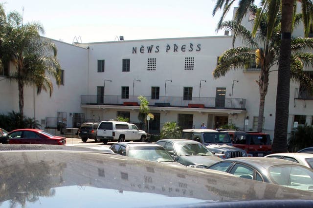 CORRECTION California Newspaper Shuts Down