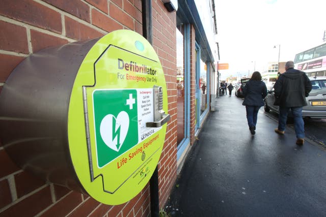 More than 20,000 defibrillators have been delivered to state schools (Chris Radburn/PA)