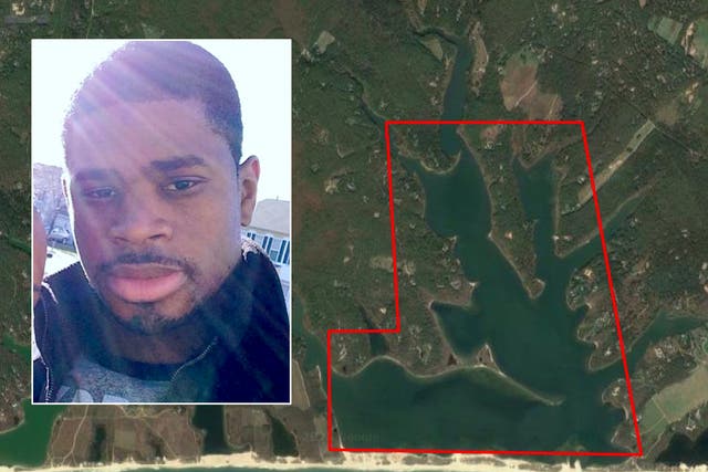 <p>Tafari Campbell (inset) drowned in the water off Obama’s Martha’s Vineyard estate (pictured) </p>