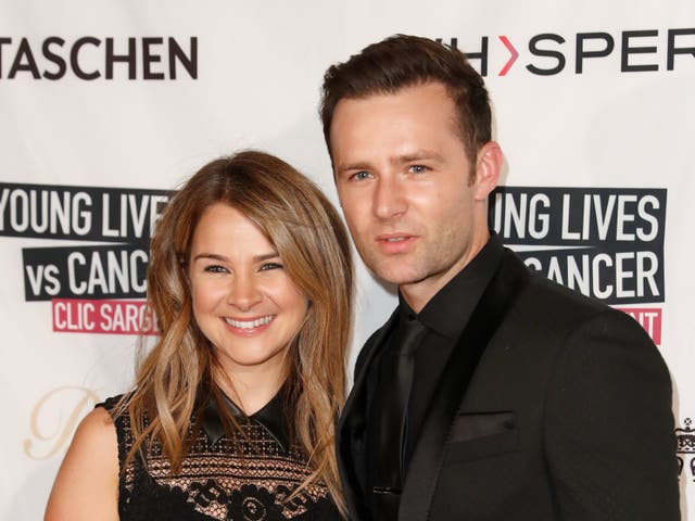 <p>Harry Judd with his wife, Izzy </p>