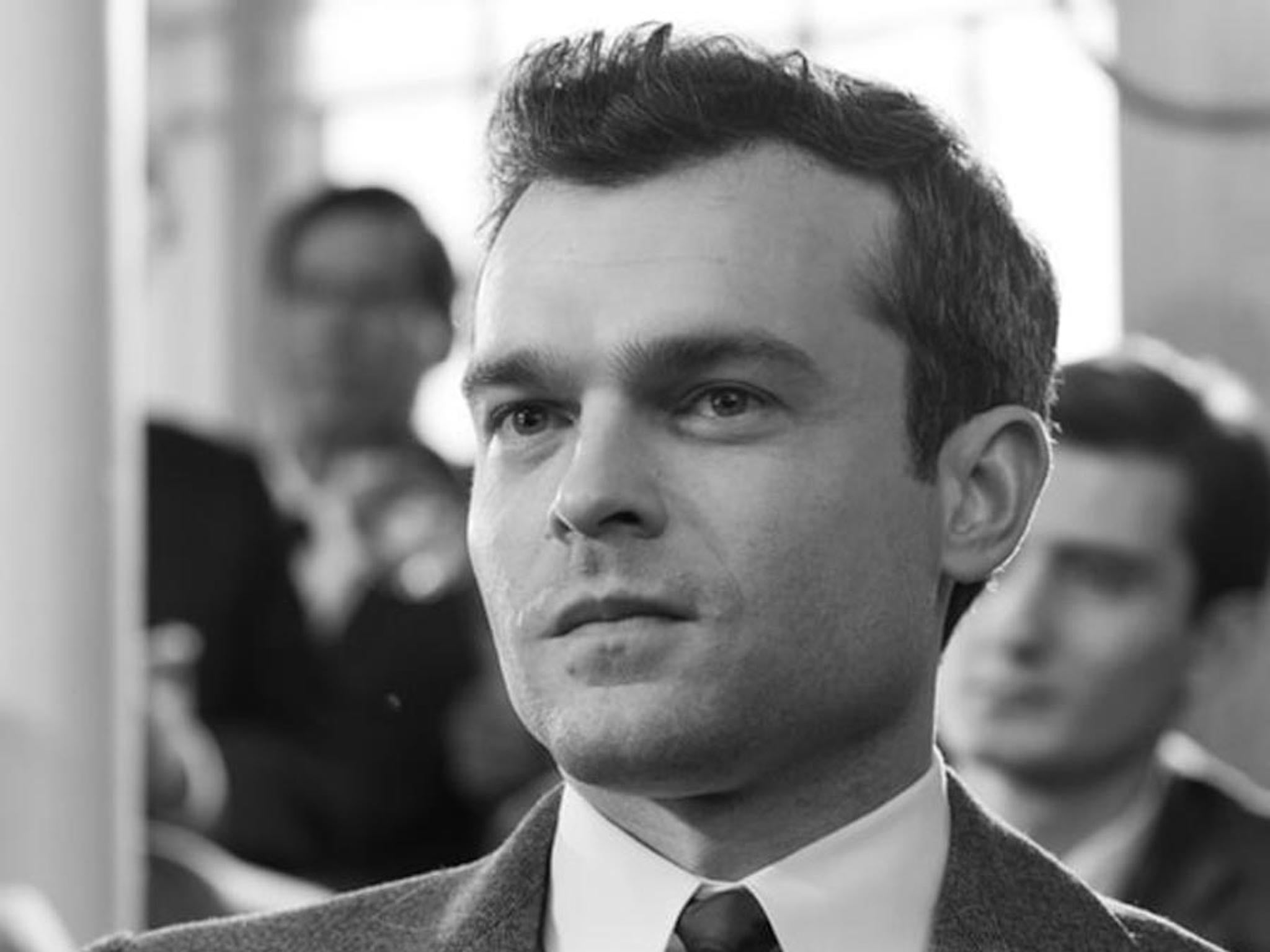 Alden Ehrenreich as a Senate aide