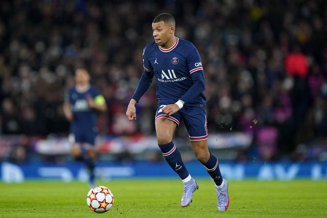 PSG are anticipating player-swap offers to be submitted for Kylian Mbappe (Tim Goode/PA)