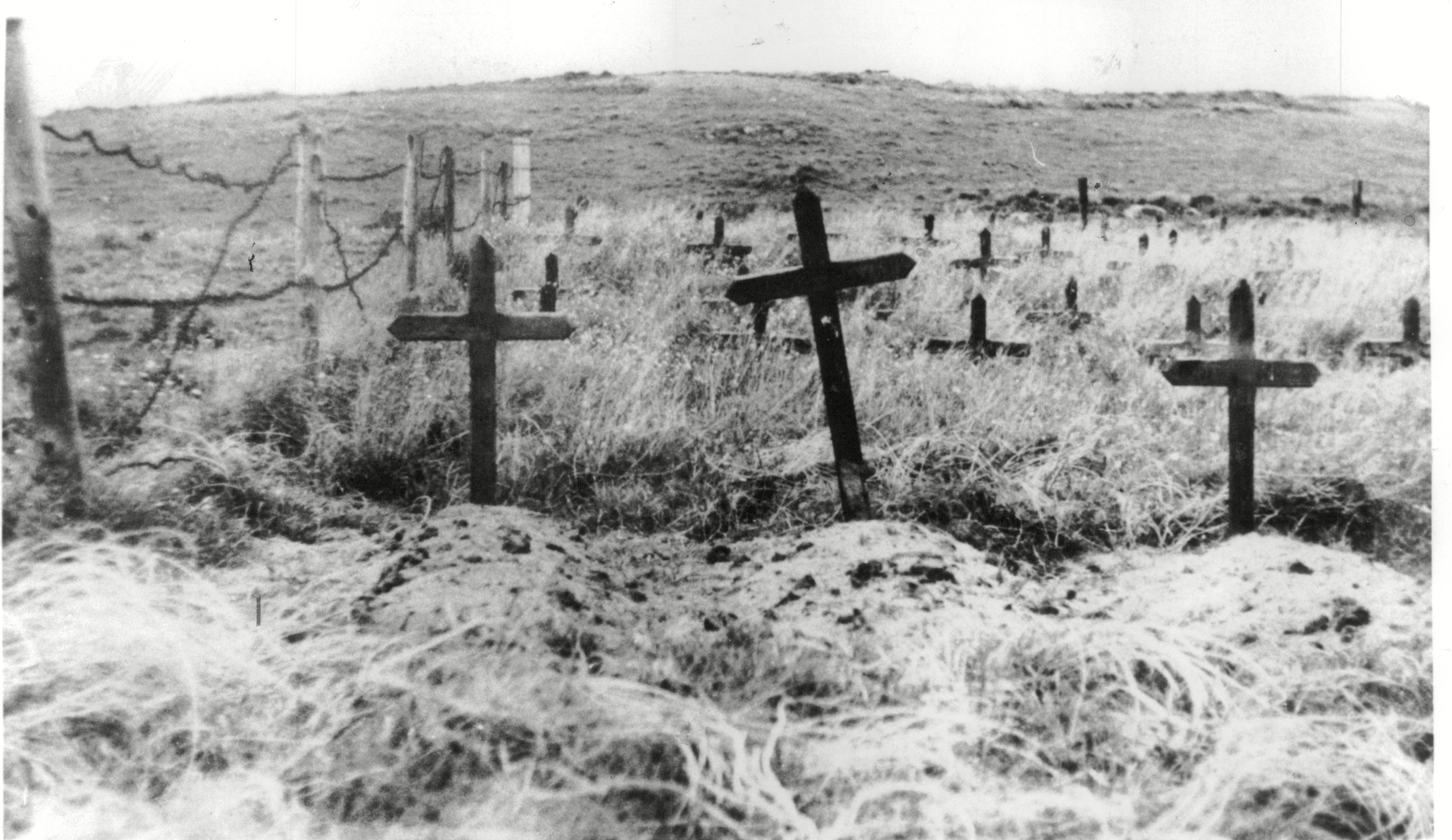 Russian graves on Longy Common