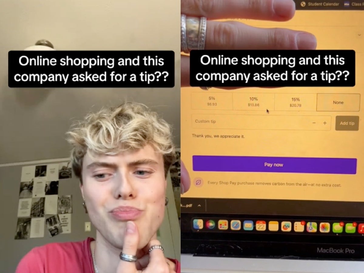TikToker reveals confusion after he’s asked to tip while online shopping: ‘Who is it going to?’