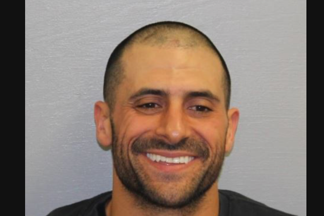 <p>Dennis DJ Hernandez, brother of former NFL tight end Aaron Hernandez, was arrested by police in Massachusetts</p>
