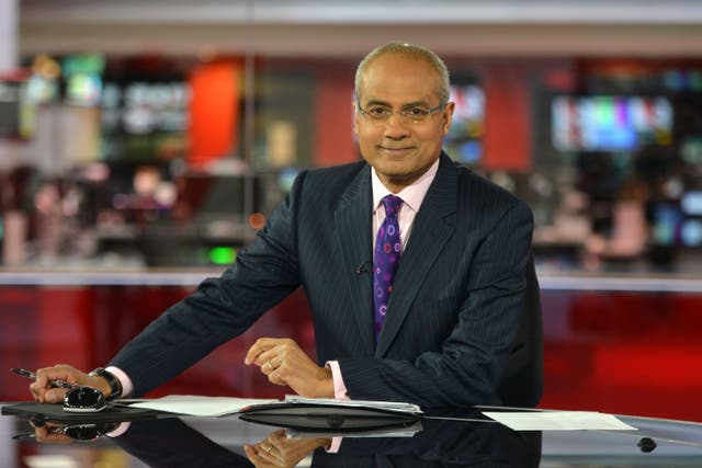 A group of bowel cancer patients have paid tribute to George Alagiah, who died at the age of 67 after being diagnosed with bowel cancer in 2014 (Jeff Overs/BBC)