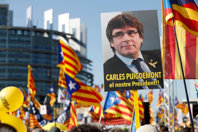 Spain Catalonia Puigdemont