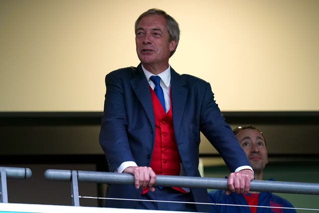 Nigel Farage (Mike Egerton/PA)