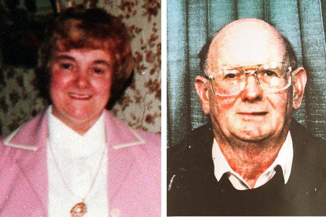 <p>Megan and Harry Tooze, who were murdered at their Welsh farmhouse in 1993 (PA)</p>