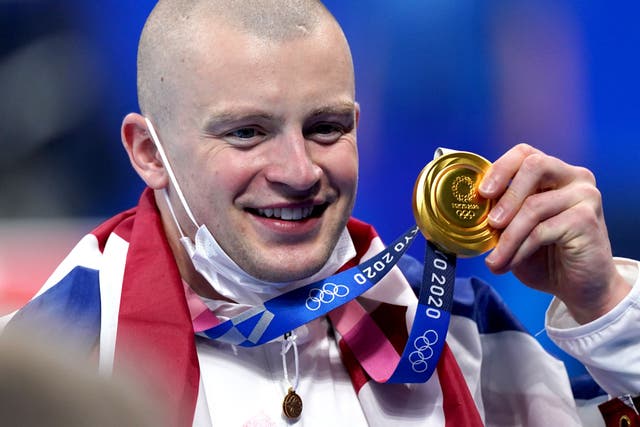 Adam Peaty defended his Olympic title in Tokyo, on this day in 2021 (Adam Davy/PA)