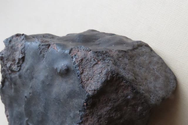 <p>Northwest Africa 13188 meteorite found in the Sahara desert in Morocco in 2018</p>