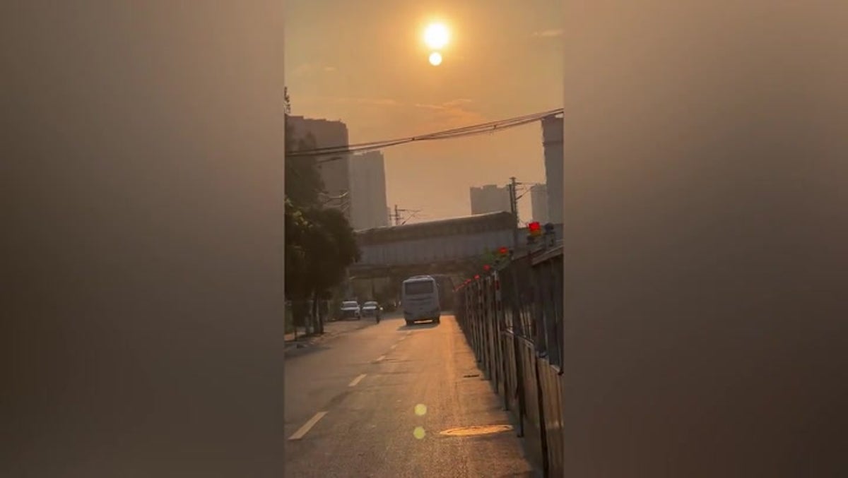 Two ‘suns’ seemingly appear in sky over China in rare phenomenon