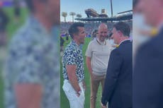 Wrexham co-owner Rob McElhenney meets Manchester United boss Erik ten Hag